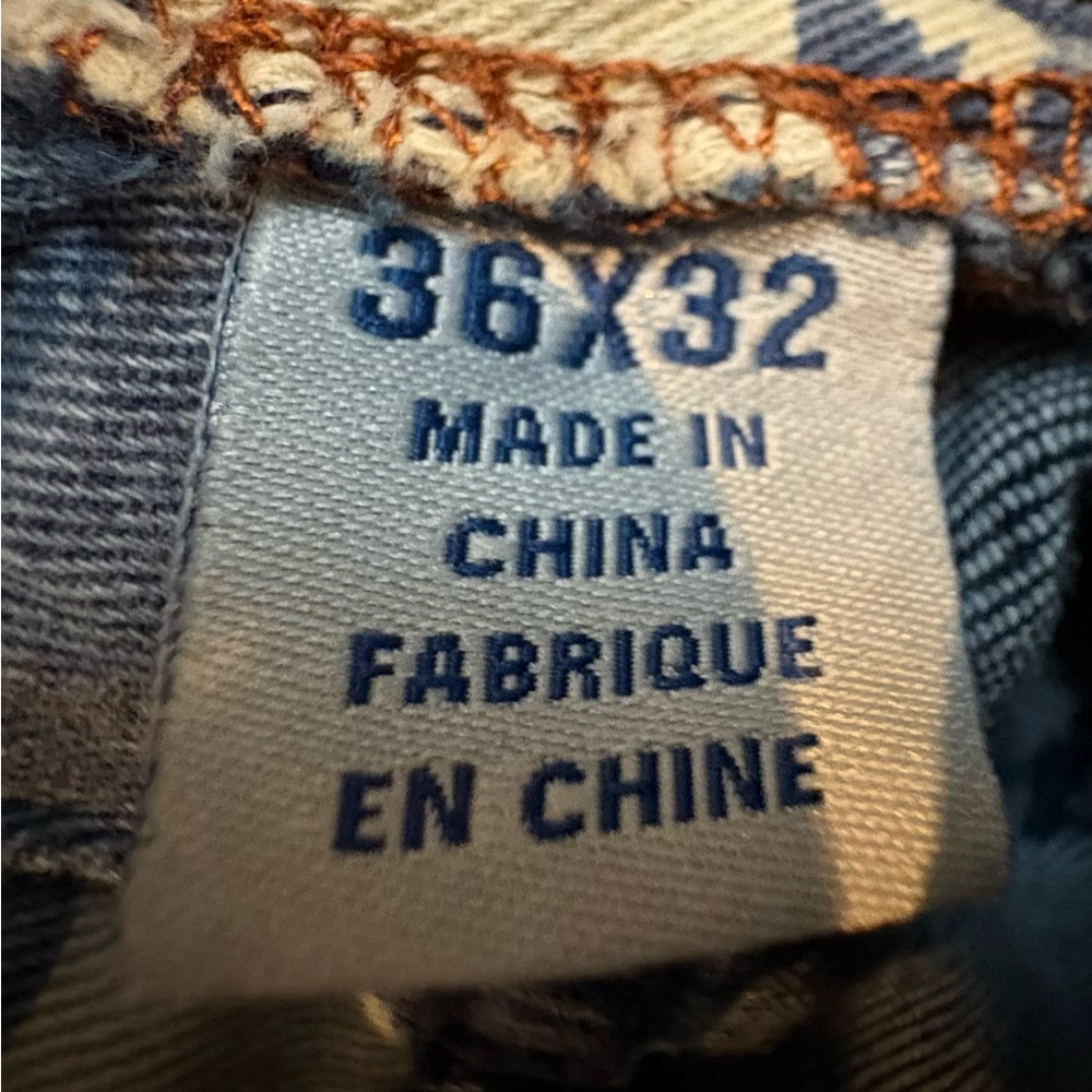 Tommy Bahama Dark Blue Straight Jeans Size 36x32 - Picture 6 of 10